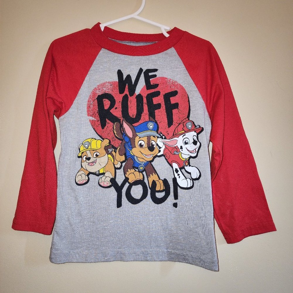 Paw Patrol Toddler Boys "We Ruff You" T-Shirt 3T